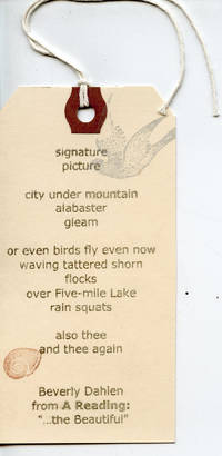 from A Reading: . . . the Beautiful