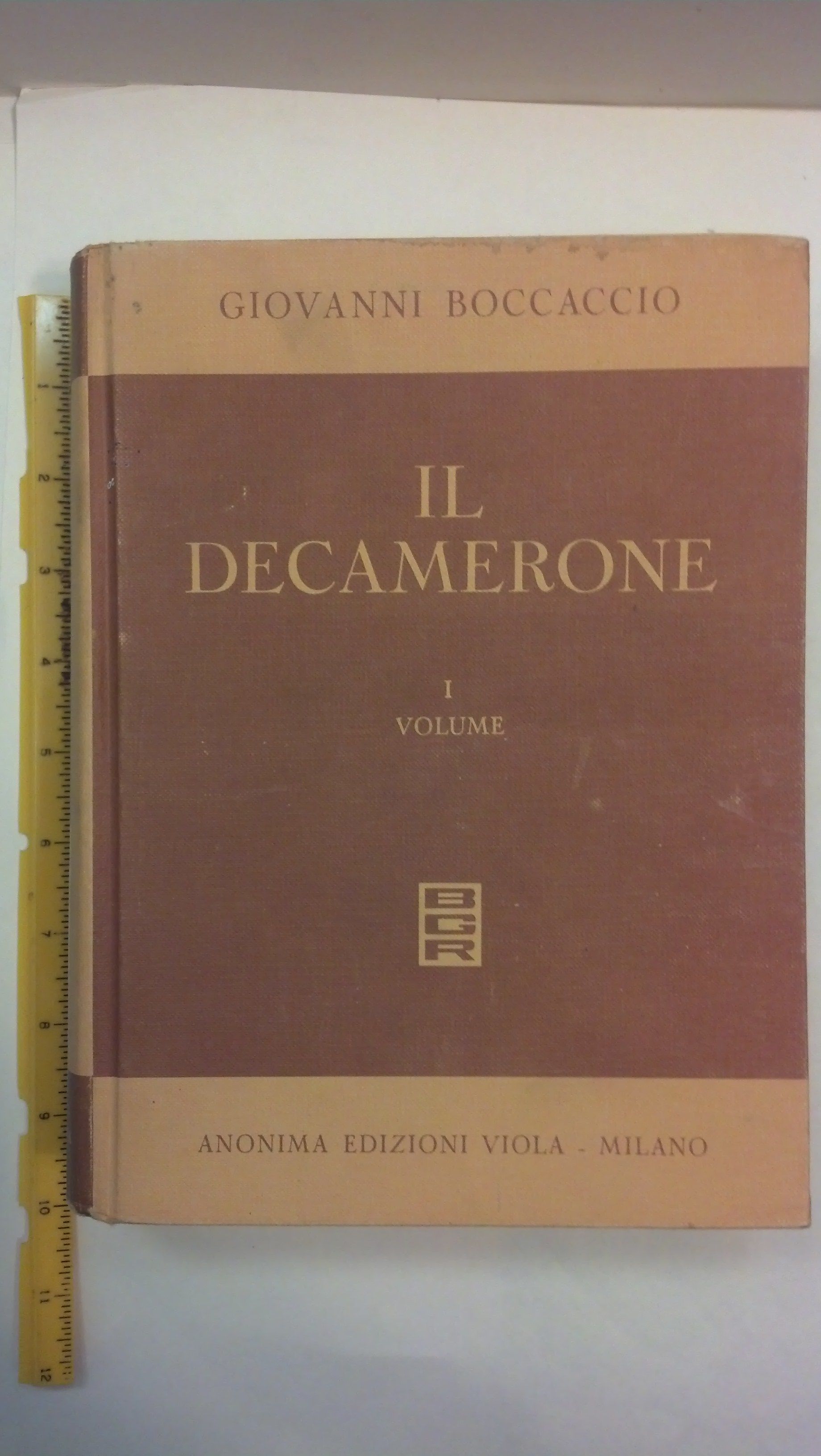 Decamerone by BOCCACCIO, Giovanni | 1527 [1729]. | Biblio