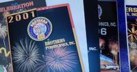 Brothers Pyrotechnics, Inc. Catalogs for 2000, 2001, 2002, 2003 (regular and value), 2004, 2006, and 2007