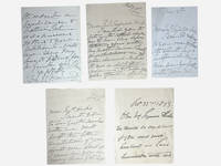 A group of five autograph letters signed by actress / manager Effie Marie Bancroft (1849-1921) to actor / manager Seymour Hicks (1871-1949)