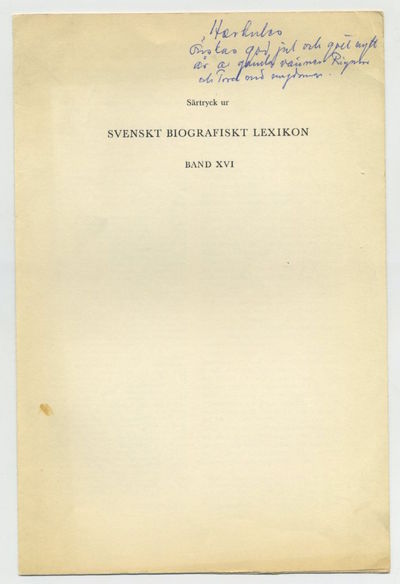 Anders Fischer. Särtryck ur Svenskt biografiskt…