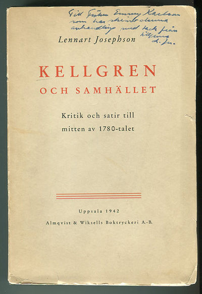 Kellgren och samhället. Kritik och satir till…