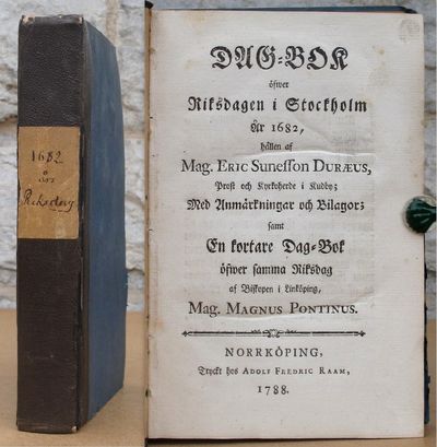 Dag-bok öfwer riksdagen i Stockholm år 1682,…
