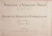 Sonate a Violino Solo Col Violino e Cimbalo ... Opera Prima Libro Primo