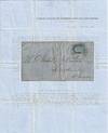 1857 - Notice from the Southern Pacific Railroad [also known as the Texas Western Railroad, the Vicksburg and El Paso Railroad, and the Texas and Pacific Railway] informing shareholders that an installment payment was coming due