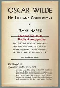 cover of Oscar Wilde: His Life and Confessions by Frank Harris