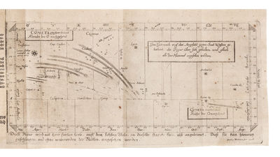 Cometa Matutinus & Vespertinus, Der, Anfangs in den Früestunden der Sonnen vorgehend, Und, hernach in den Abendstunden der Sonnen nachgehend, Erschienene, Und der Gottlosen Welt zum Schrecken, am Himmel strahlende Comet-oder Schwantz-Stern, Anno 1680. und 1681