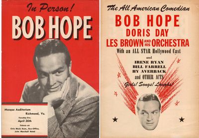 [THEATER] [RICHMOND] BOB HOPE BROADSIDE. WITH DORIS DAY