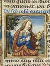 Illuminated Miniatures of St John the Baptist and St John the Evangelist on a Leaf from a c.1500 Book of Hours