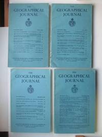 image of The Geographical Journal: Vol CXXVI (126) Parts 1, 2, 3 & 4 March, June, September and December 1960 (4 magazines)