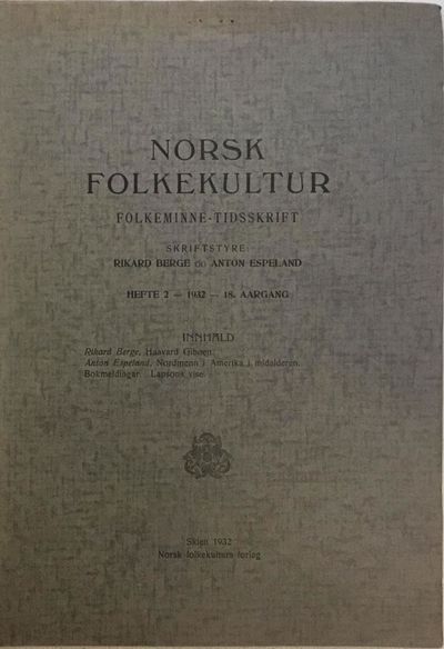 Folkeminne-Tidsskrift. Hefte 2 - 1932 - 18.…