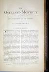 View Image 3 of 4 for The Overland Monthy Devoted to the Development of the Country Inventory #022481