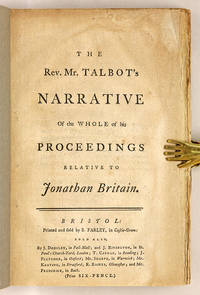 The Rev Mr Talbot's Narrative of the Whole of His Proceedings..