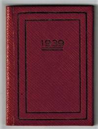 (Miniature Book) 1939 Keystone Engagement Calendar and Stamp Case