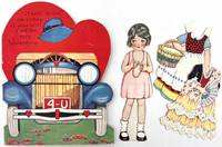 Paper Doll Valentine Greeting Card
