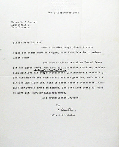 Typed Letter Signed with Autograph Annotation
