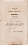 IN SENATE OF THE UNITED STATES. APRIL 25th, 1808. ON MOTION, BY MR. CRAWFORD, RESOLVED, THAT THE SECRETARY OF THE SENATE CAUSE TO BE PRINTED, ONE HUNDRED AND TWENTY COPIES OF THE ACT LAYING AN EMBARGO, AND THE SEVERAL ACTS SUPPLEMENTARY THERETO, AND TRANSMIT THEM TO THE MEMBERS OF THE SENATE...[caption title, p.(1)]. LAWS RELATIVE TO THE EMBARGO...[caption title, p.(2)].