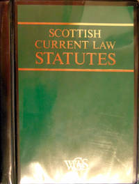cover of Scottish Current Law Statutes. Service File 1983