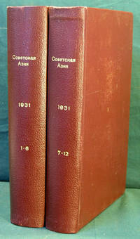Sovetskaia Aziia: obshchestvenno-nauchnyi zhurnal. 1931. [Two Volumes]