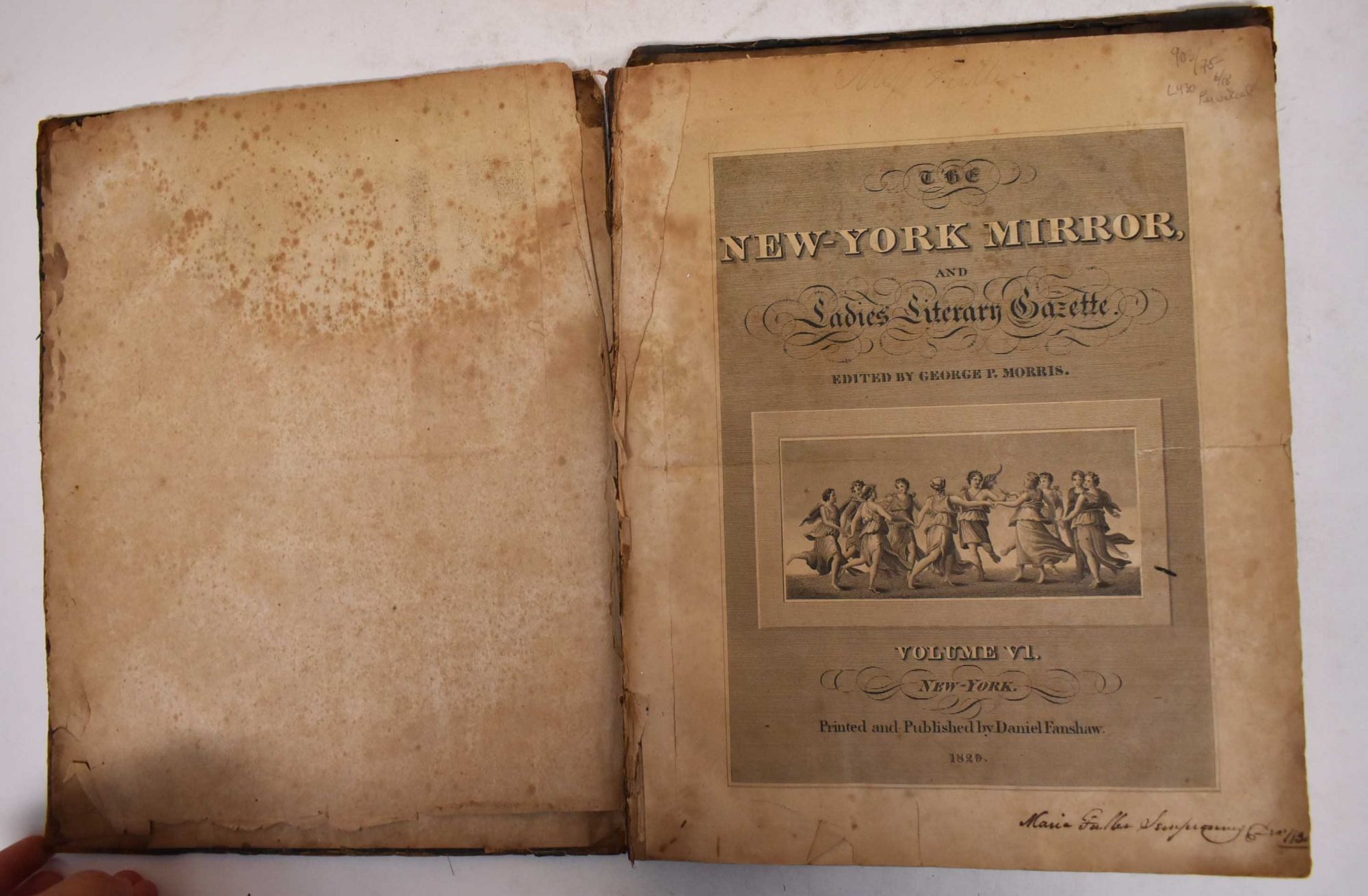 The New York Mirror, Volume 6, second half (Jan. 1