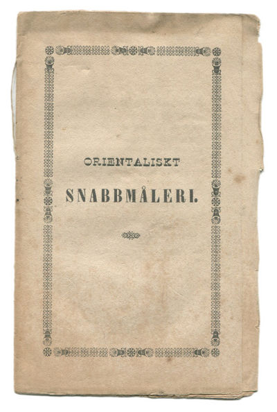 Kort underrättelse om sättet att måla…