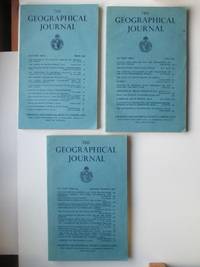 image of The Geographical Journal: Vol CXXV(125) Parts 1, 2 & 3 - 4 March, June and September/December 1959 (3 magazines)