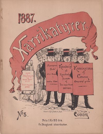 Karrikatyrer 1887 af Conny. No 5.