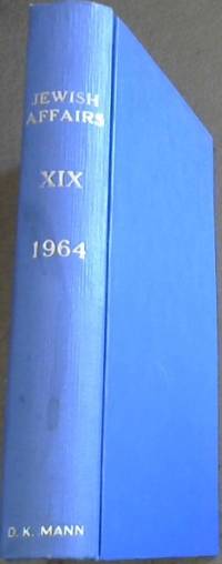 image of Jewish Affairs Volume 19, January - December 1969