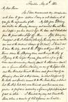 Autograph Letter, Franklin, [Venango County, Pennsylvania] May 10th, 1862, to Theora, Describing a Trip to Pittsburg and Western Pennsylvania