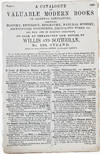 A Catalogue of Valuable Modern Books in General Literature, Comprising History, Theology, Biography, Natural History, Architecture, Engineering, Illustrated Works, Etc. Part 1. 1856.