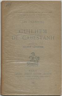 Les Chansons de Guilhem de Cabestanh