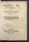 Adversariorum Subsecivorum Libri II