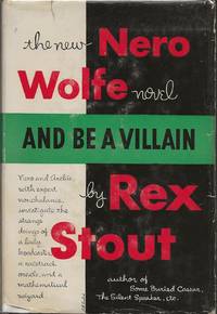 And Be a Villain by Rex Stout - 1948