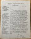 Typed Letter Signed, as President, Allied Patriotic Societies, New York, March 9, 1923, to an unidentified recipient