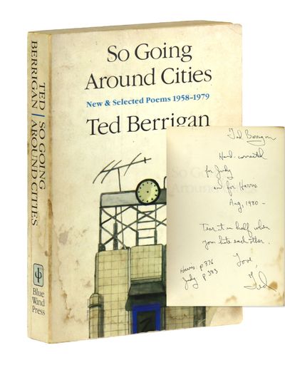 So Going Around Cities: New & Selected Poems 1958-1979 [Inscribed to Harris Schiff and Judy Pomerantz]