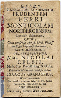 Exercitium academicum prudentem ferri monticolam…