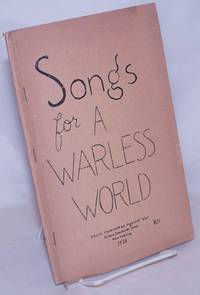 Songs for a warless world. Drawings by Kevin Royt by Youth Committee Against War - 1938