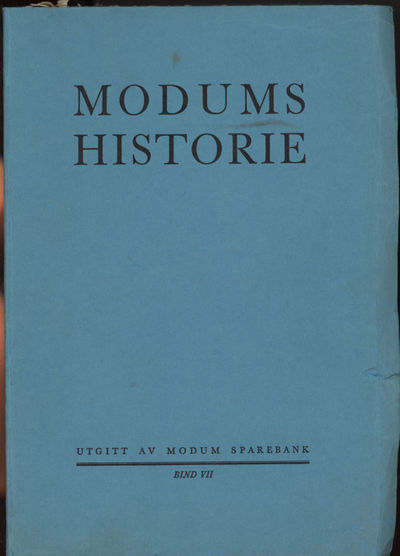 Modums historie. Bind VII. Register, matrikkel