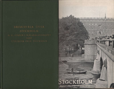 BROSCHYRER ÖVER STOCKHOLM M. FL. STÄDER I…