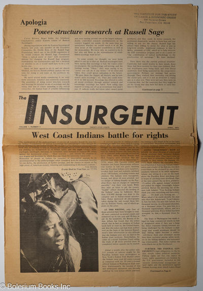New Brunswick, NJ: Union of Radical Sociologists and the Sociology Liberation Movement, 1971. Magazi...
