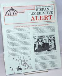 image of Senator David Roberti's Hispanic Legislative Alert November 1986