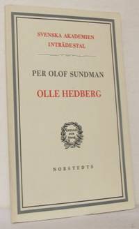 Olle Hedberg. Inträdestal i Svenska Akademien.