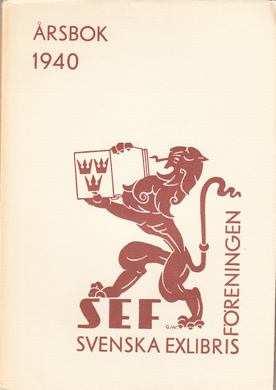 Svenska Exlibrisföreningens Årsbok 1940.