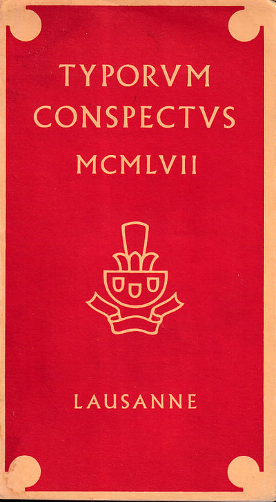 Specimen of types assembled by John Dreyfus for…