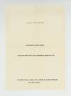 Exhibition flyer: Alain Middleton: une sculpture, quelques dessins (19-20 October 1976)