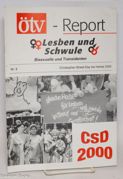 ÖTV-Report: Lesben & Schwule; #9, Herbst 2000: Christopher Street Day