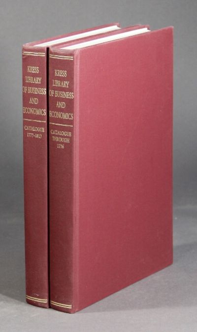 The Kress library of Business and economics. Cover