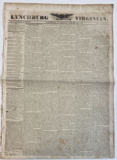 LYNCHBURG VIRGINIAN. MONDAY, JANUARY 23, 1832