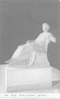 image of Vipsania Agrippina-2nd Century Marble Scupture on 1910s Monochrome Postcard