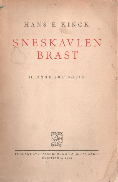 Sneskavlen brast II. Unge fru Sofie